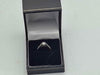 Vintage Art Deco 18ct Yellow Gold & Platinum CZ Solitaire Engagement Ring - Size L - 2.36 Grams