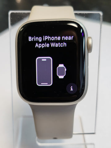 Apple Watch Series 7 (Cellular), Starlight Aluminium, 41mm with S/M strap