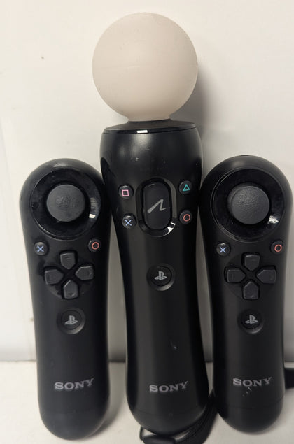 *Collection Only* Sony PlayStation 3 Sony Move Motion Controller & 2 Navigation Controllers
