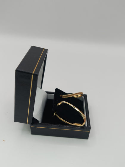 9k Gold Earrings 1.2G weight Hallmarked(375)&Tested
