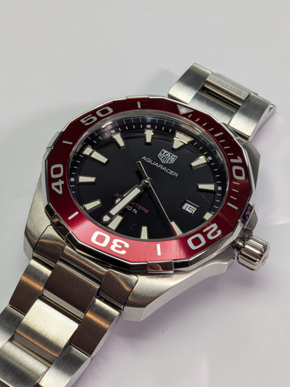 Gents Tag Heuer Aqua racer Watch Boxed With Additional Links
