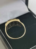 Thick cut 9 Karat gold ring - size L - 4.4grams