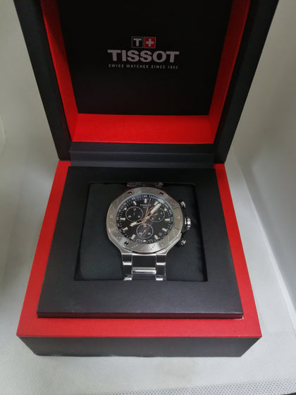 Tissot Men's T-Race Chronograph Black Dial