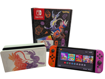 Nintendo Switch Oled Pokemon Scarlett & Violet Edition boxed