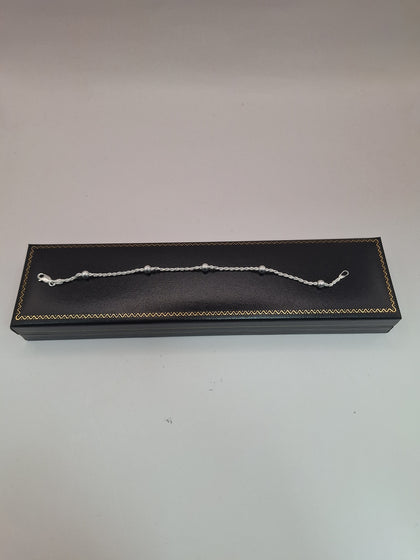 3.7G 925 BEAD ROPE B/LET