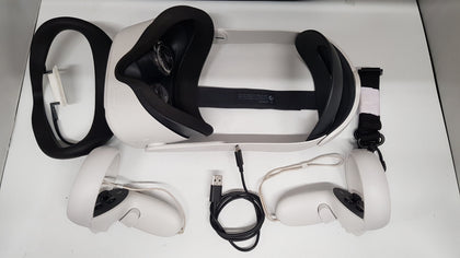 Oculus Quest 2 All-in-One Virtual Reality Gmaing VR Headset 128GB Set, White