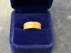 18ct Patterned Wedding Band Size S