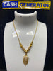 22ct Gold Chain and C/Z Pendant 11.42g 16"