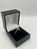 375 9CT, WHITE GOLD, RING SIZE O/7, 2.3G, Boxed