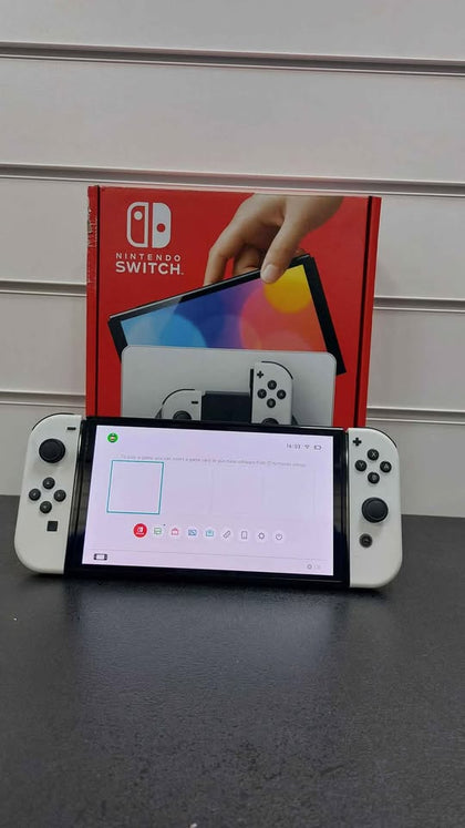 NINTENDO SWITCH OLED WHITE, 64GB, **BOXED**