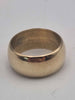 9ct Yellow Gold Mens High Polish Finish Thick Wedding Band Ring - 9.54 Grams - Size Q