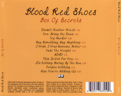 Blood Red Shoes - Box of Secrets