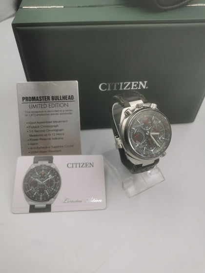 Citizen Bullhead Limited Edition Eco-Drive Men's Watch, with Original Strap & Box (1973 Productions Made)
