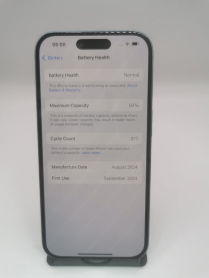 iPhone 16 128gb Teal 92% Battery Health Unlocked Unboxed