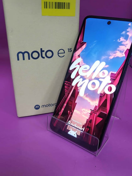 Motorola Moto E15 Denim Blue - 64GB - Unlocked - Dual Sim