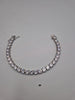 925 Sterling Silver Cubic Zirconia Bracelet - 6mm Wide - 8" Long - 21.4 Grams **BRAND NEW**