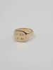 9ct Yellow Gold Signet Ring With Hallmarks - 6.75 Grams - Size T - Made In London
