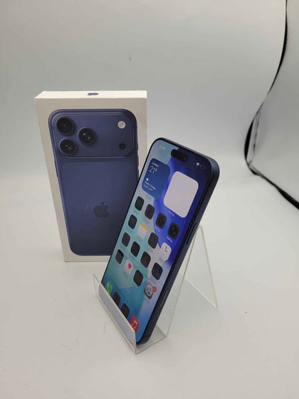 Apple iPhone 17 Pro Max Mobile Phone – 256GB – Blue – Unlocked – Boxed (100% Battery, 16 Cycles)