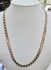 9ct Yellow Gold Curb Chain 21"