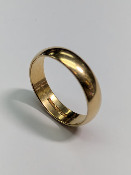 18CT Gold Wedding Band Ring