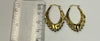 9ct Yellow Gold Hoop/Creole Earrings
