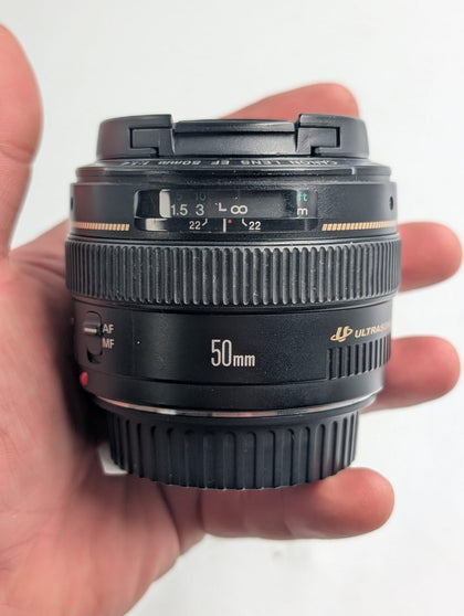 Canon Ultra Sonic 50mm Lens, 2 year warranty