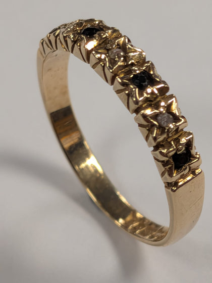 9ct Gold Patternd Ring