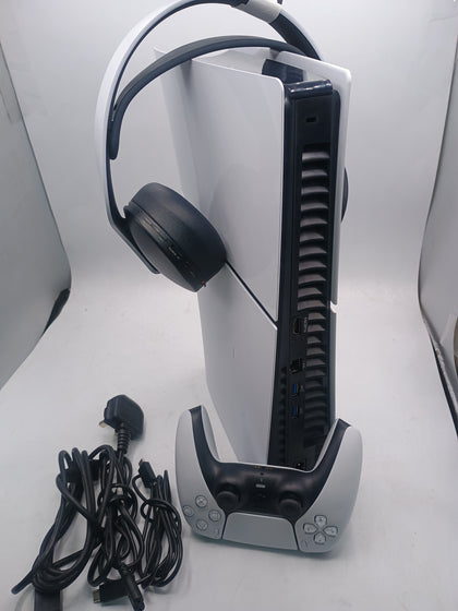 PS5 Slim Digital Edition Bundle With PS5 Headset