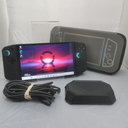 Lenovo Legion Go 512GB - Black, Comes with Original Carry Case & Box, Charger (JSAUX 8 PORT DOCKING STATION INCLUDED IN BUNDLE)