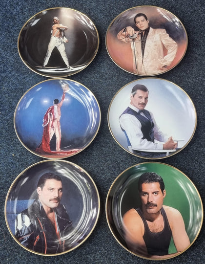 6 X Queen Freddie Mercury  Danbury Mint Plates