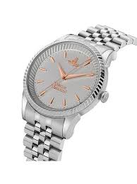 Vivienne Westwood Ladies Silver and Rose Gold Detail Stainless Steel Bracelet Watch