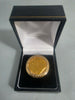 9CT Gold Ring 5.3G W/22CT Full Sov 8G 375/916 Size T (1893)