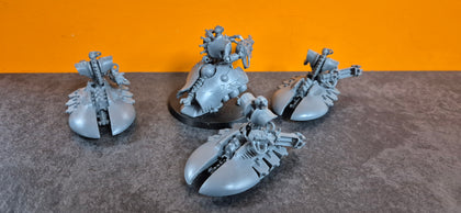 Necrons Lokhust Destroyer Squadron + 1 Heavy. UNPAINTED