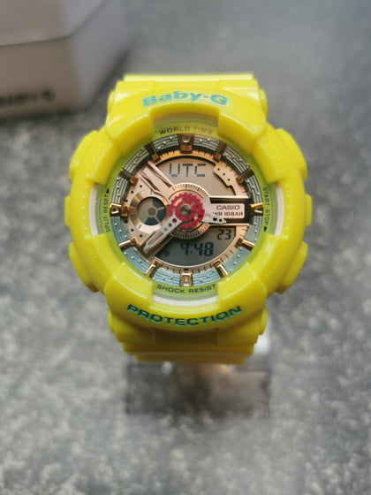 CASIO BABY-G YELLOW PRESTON.