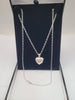 BRAND NEW SILVER CHAIN WITH HEART LOCKET 925 , WEIGHT 10.5G , LENGHT 24" COMES BOXED