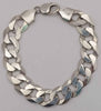 Pre-owned 925 silver bracelet Curb Style 45.7g Boxed 7"