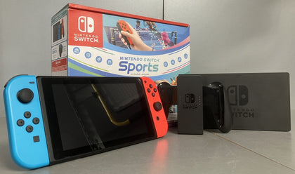 Nintendo Switch V2 Console ** Boxed ** ( Doesn't include Switch Sports )