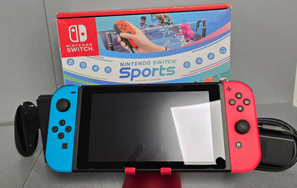Nintendo Switch V2 Console, 32GB + Neon Red/Blue Joy-Con ***Boxed, No Dock***