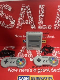 16-bit Entertainment Systemnot Snes Mini, No Games Included Compatible With Super Nintendo Games