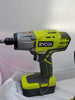 Ryobi Tool Kit Bundle -  Impact Wrench, Combi Drill, Cordless Drill with 4 x 18V Batteries and Charger, Ryobi Carry Case Included