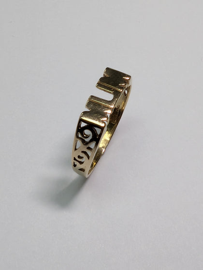 9CT GOLD MUM RING PRESTON STORE