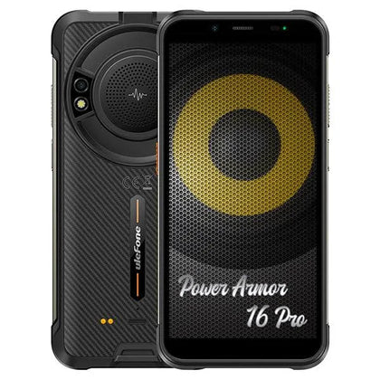 Ulefone Power Armor 16 Pro,Super Loud Volume Speaker, Military-Grade Outdoor Companion. Black