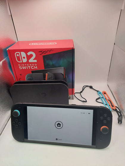 Nintendo Switch 2 console 256GB with black Joycon-2 includes Charger wire(cosmetic damage on box)