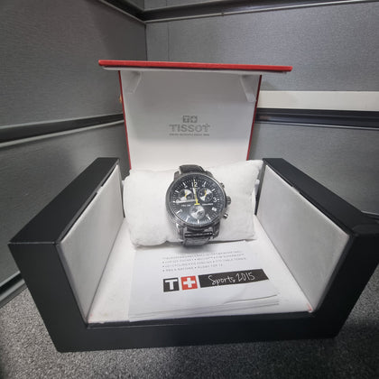 Tissot Watch PRC200 T461 Chronograph Watch 40mm Gents Black Dial Sports