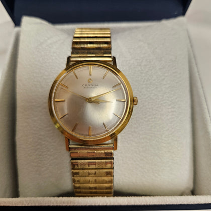 Vintage Certina 5610 Automatic 18ct Gold Watch