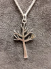 Linda McDonald Hand made Sterling Silver & 9ct Gold Tree of Life Necklace