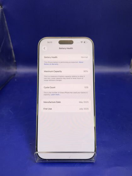Apple iPhone 16 Pro Max, 256GB, 90% BH, (UNLOCKED) White