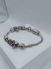 Pandora hallmarked bracelete with 9 charms( 4 charms not hallmarked )