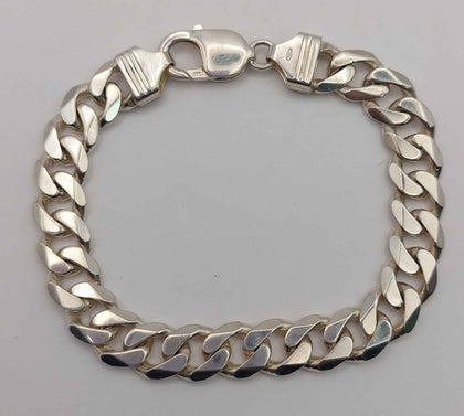 925 silver bracelet Curb Style 28.68g 8