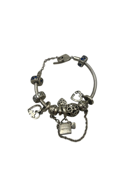 Pandora 12.cm Silver Bracelet With Charms
